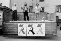 Kunstnike Liidu Rahvarinde asutamine. Kõnemehed Jüri Arrak, Leonhard Lapin ja Heinz Valk. 1988
